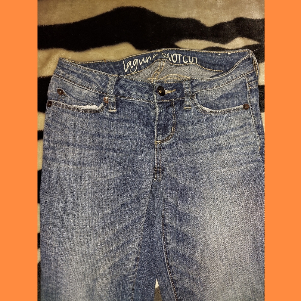 Wide Leg Blue Jean Pants Bullhead - Picture 2 of 5